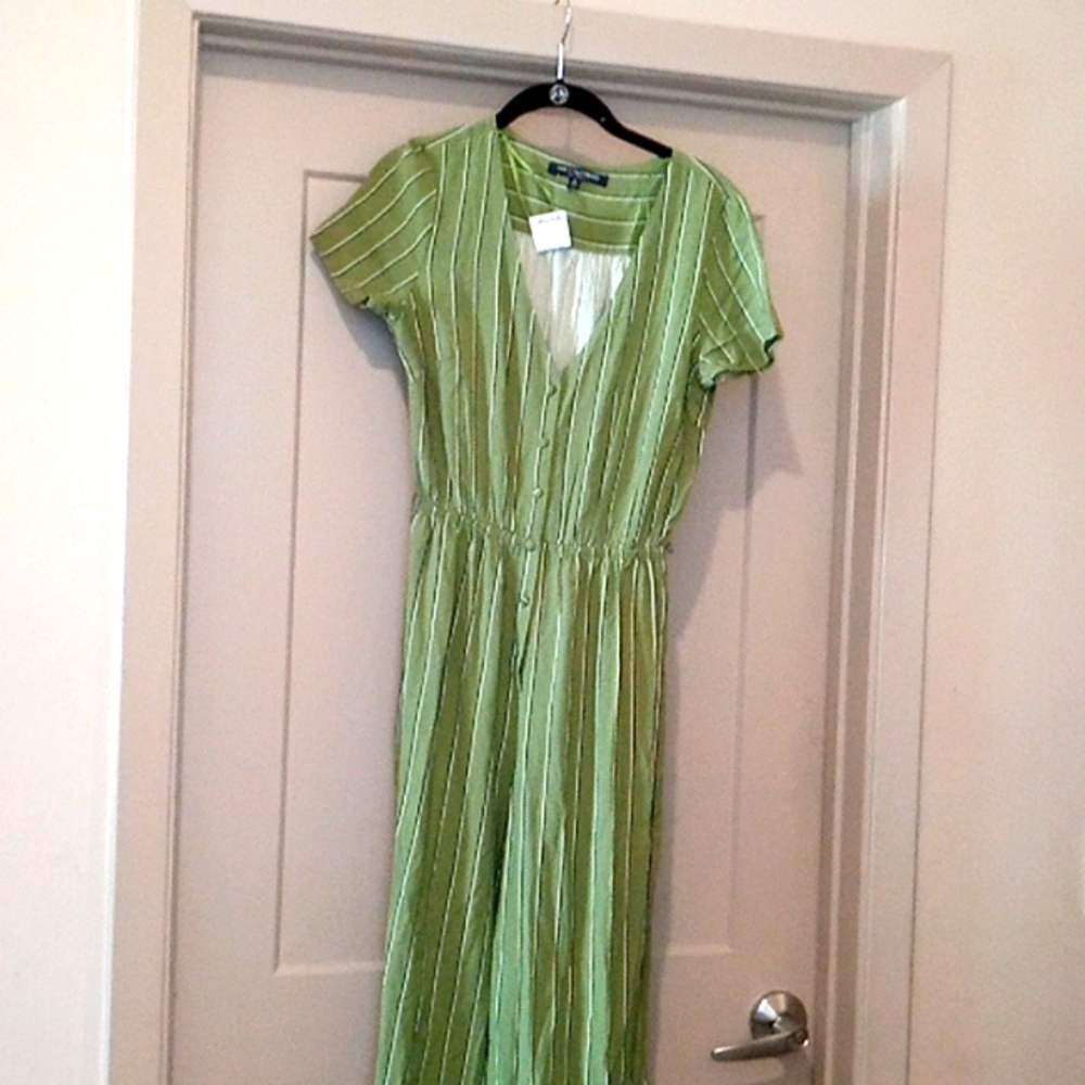 Stripe jumpsuit